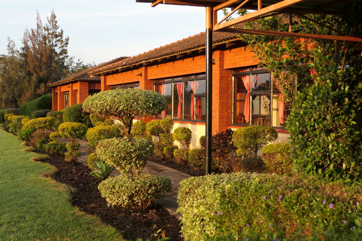 Lodge mit gepflegtem Garten